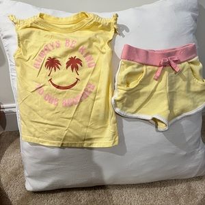 Toddler yellow outfit